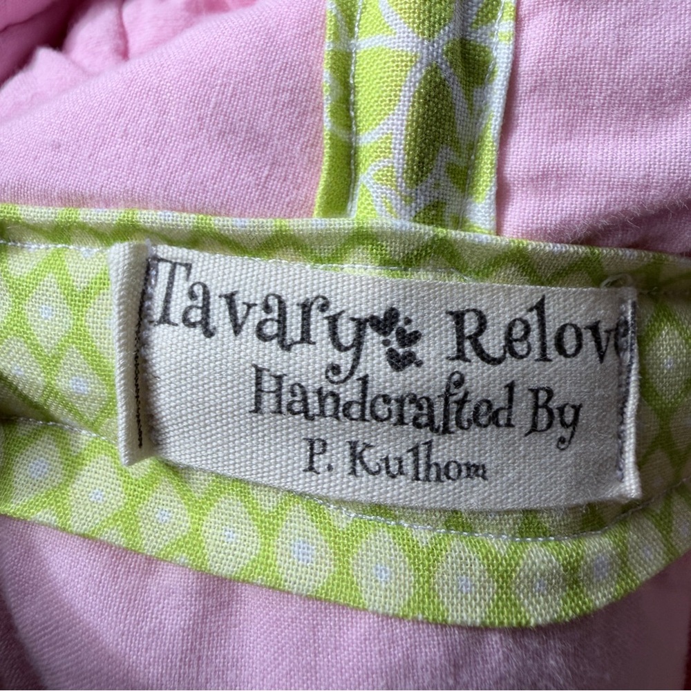 Handmade Upcycled Pink Floral Print Quilt Jacket Size M/L - Picture 11 of 16